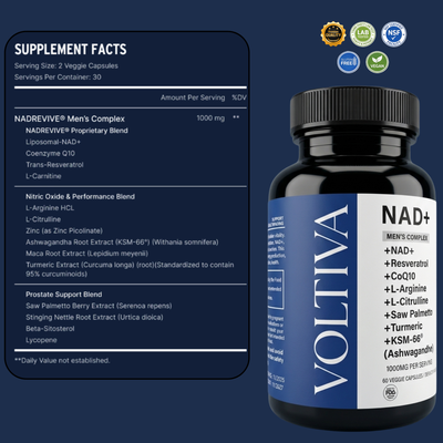 Liposomal Nad+ for men over 40
